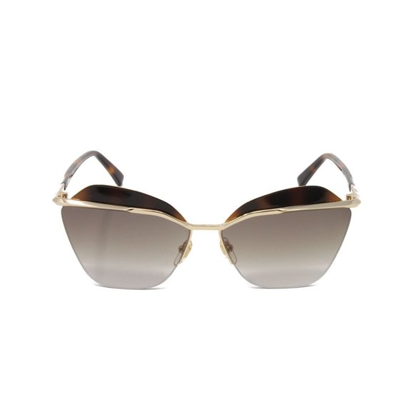 MCM Sunglasses Women\'s MCM133S 722 Shiny Gold Brown 60mm NEW!
